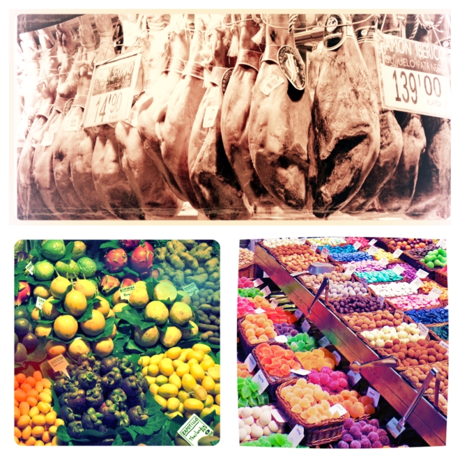 Les différents aliments du marché La Bocaria coloreront vos journée! Photo: Kim Gradek